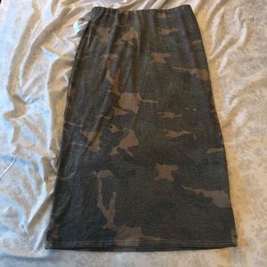 💖Army fatigued fitted skirt